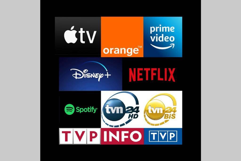 ワルシャワOrange Metro Fast Wifi 1Gbs Big Tv Hbo Appletvアパートメント エクステリア 写真